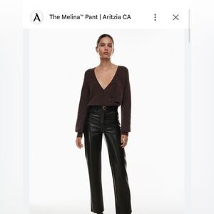 Aritzia black Melina Pants